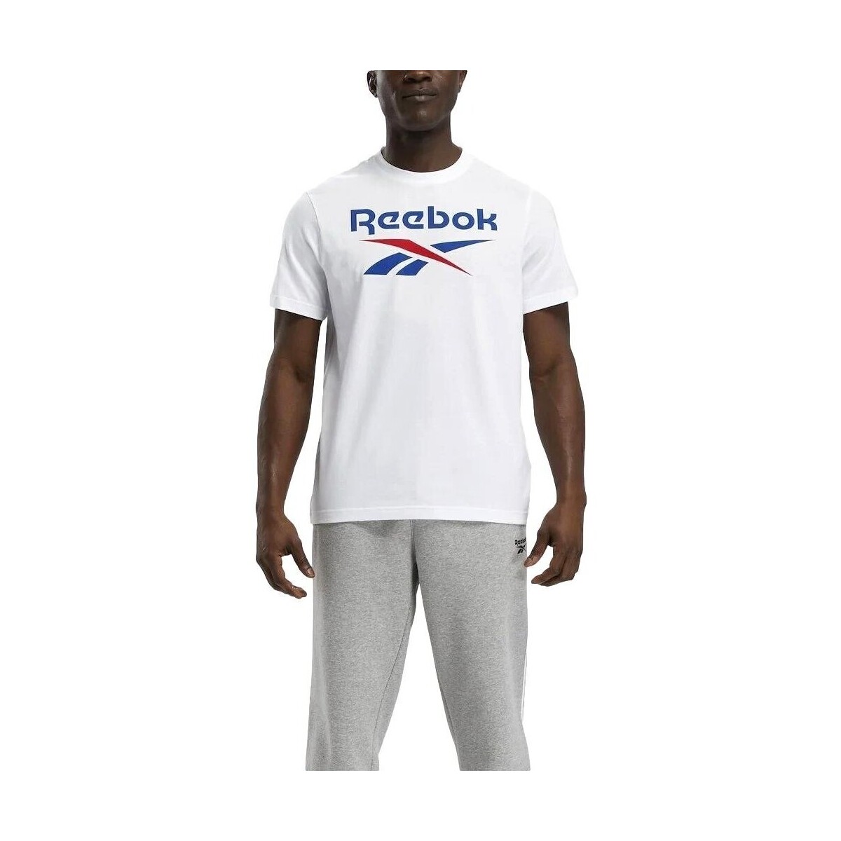 Vêtements Homme T-shirts manches courtes Reebok Sport CAMISETA HOMBRE  100071175-WHITE Blanc
