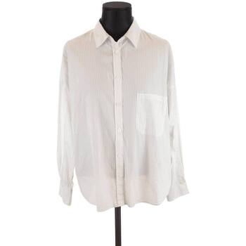 Vêtements Femme Débardeurs / T-shirts sans manche Débardeurs / T-shirts sans manche Chemise en coton Blanc
