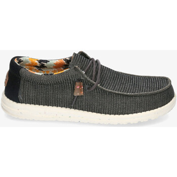 Chaussures Homme Mocassins En Laine Wally Grip Dude WALLY ECO Noir