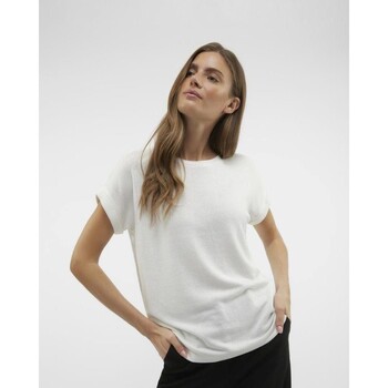 Vêtements Femme T-shirts & Polos Vero Moda 10291353 BRIANNA Blanc