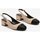 Chaussures Femme Escarpins Vera Collection Escarpins à bride arrière, Noir beige Beige