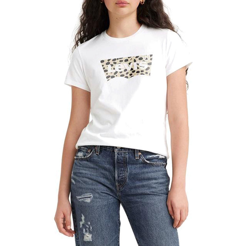 Vêtements Femme Everrick T-shirt In White Cotton Levi's 173692436 Blanc