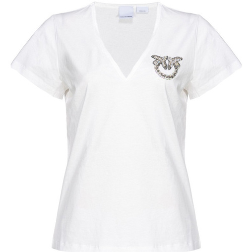 Vêtements Femme T-shirts & Polos Pinko 100372A1R7 Blanc