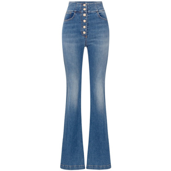 Vêtements Femme Jeans sleeve Elisabetta Franchi PJ43S41E2 Bleu