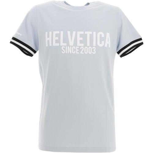 Vêtements Homme T-shirts manches courtes Helvetica Malcom lagoon t-shirt love Bleu