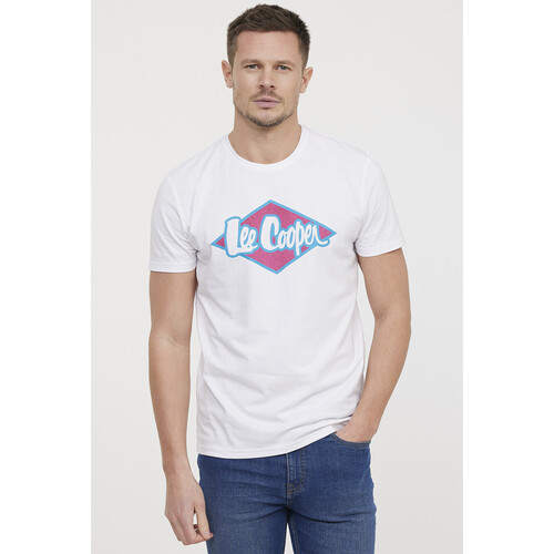 Vêtements Homme jeans patte delephant zara Lee Cooper T-shirt AZZIK Framboise Rose