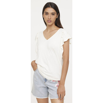 Vêtements Femme T-shirts & Polos Lee Cooper T-shirt ARICIA Ivory Beige