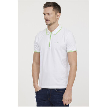 Vêtements Homme T-shirts & Polos Lee Cooper Polo BIRO Blanc Blanc