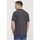 Vêtements Homme asymmetric short-sleeved polo shirt Lee Cooper Polo BLUES Anthracite Noir