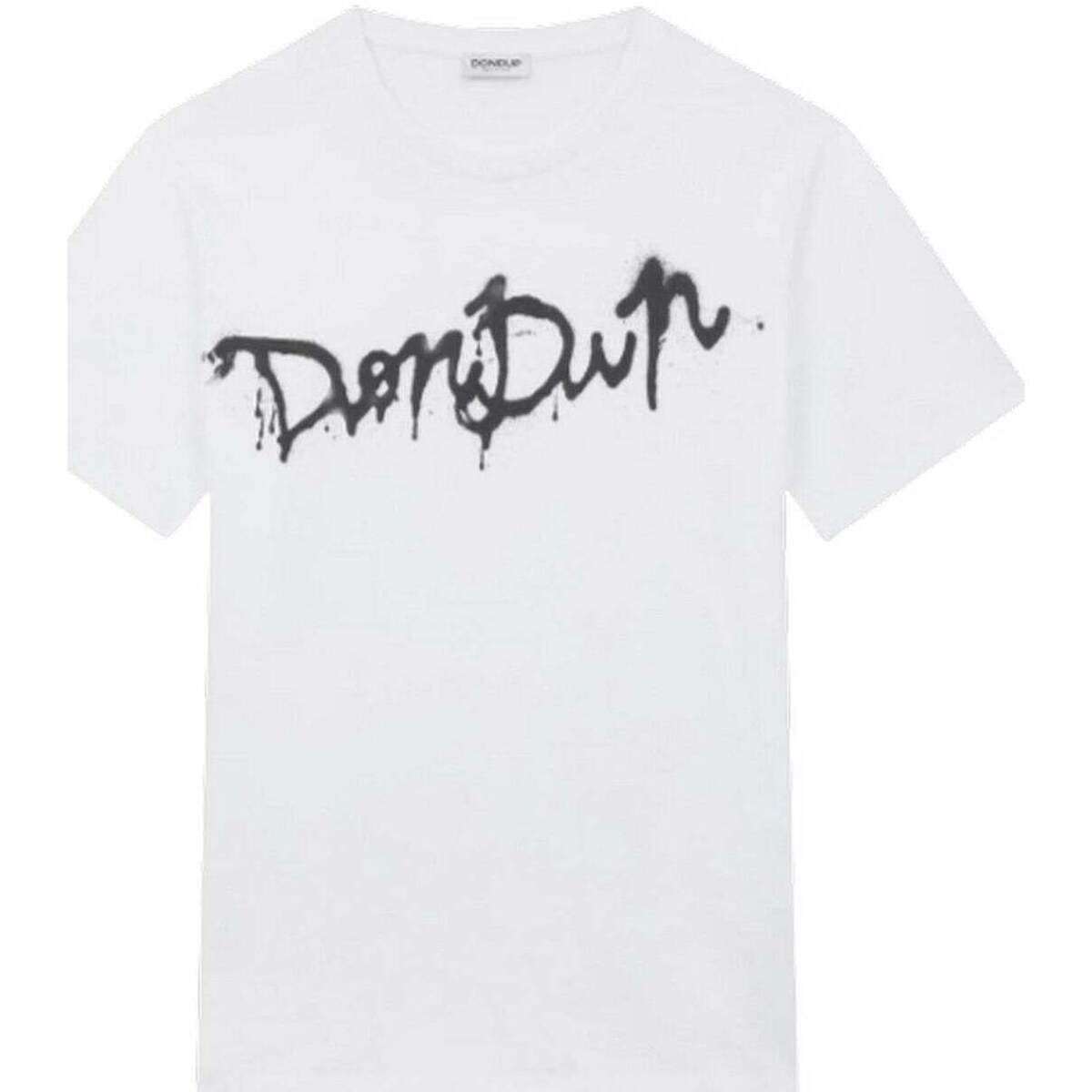 Vêtements Homme T-shirts manches courtes Dondup  Blanc