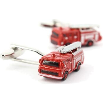 boutons de manchettes tony & paul  boutons de manchette camion de pompier rouge 