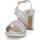 Chaussures Femme Sandales et Nu-pieds Melluso J648-234379 Argenté