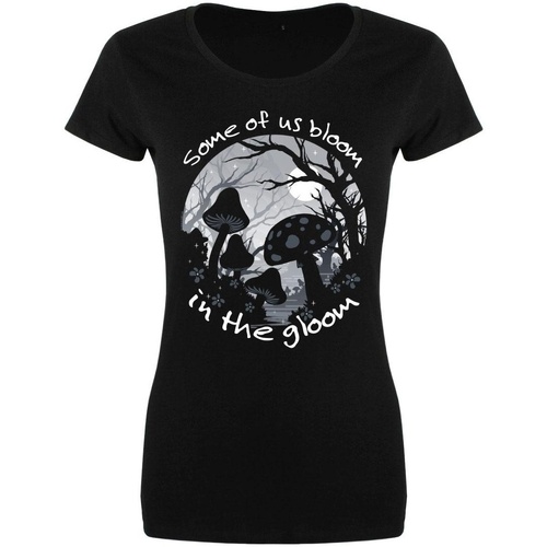 Vêtements Femme T-shirts manches longues Grindstore Some Of Us Bloom In The Gloom Noir