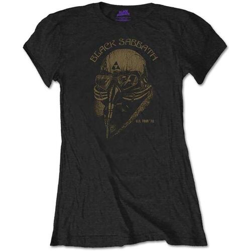 Vêtements Femme T-shirts manches longues Black Sabbath US Tour 1978 Noir