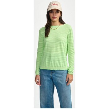 Bellerose Gop Sweater Lime Stripes Multicolore