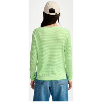 Bellerose Gop Sweater Lime Stripes Multicolore