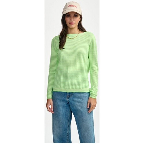 Vêtements Femme Dream in Green Bellerose Gop Sweater Lime Stripes Multicolore