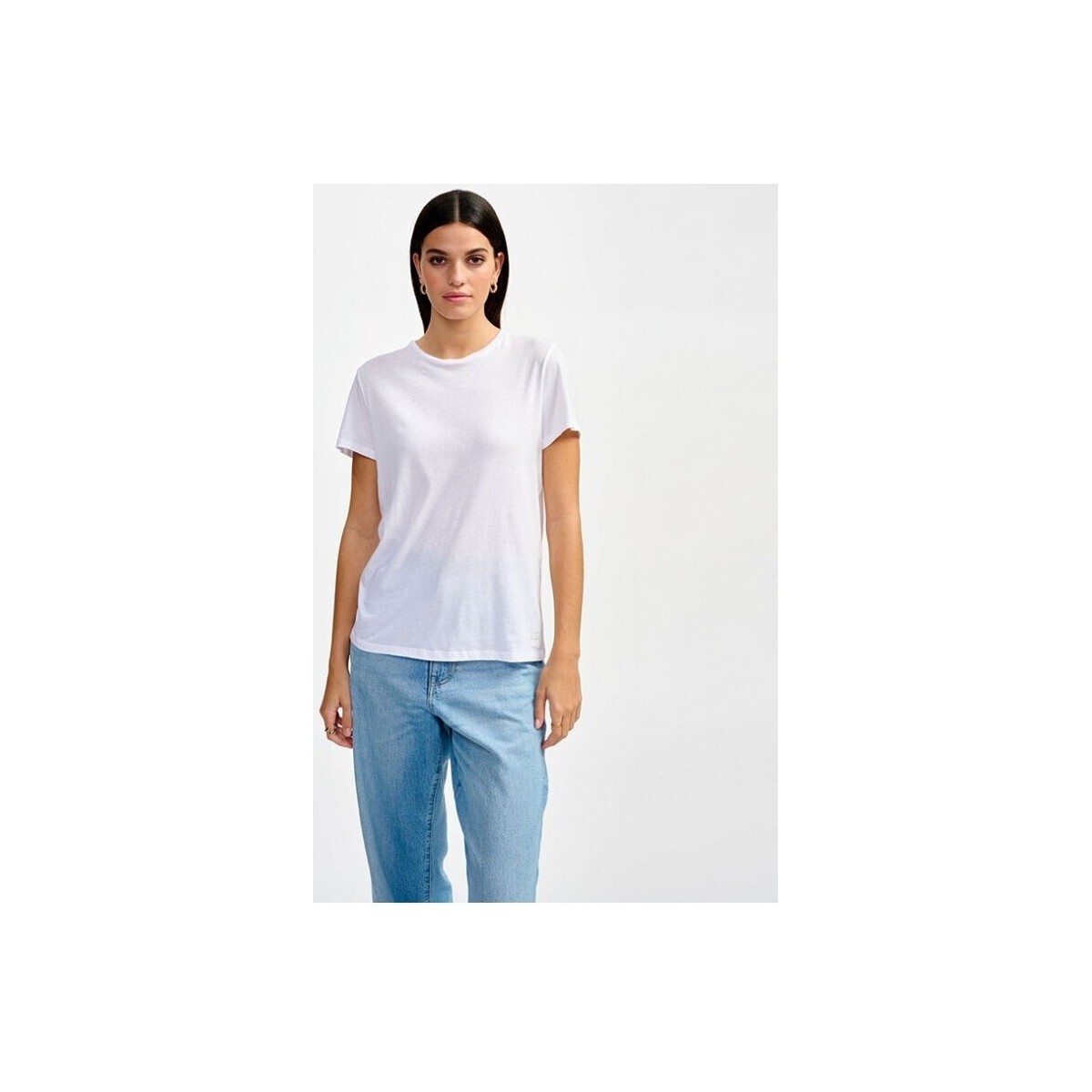 Vêtements Femme T-shirts manches courtes Bellerose Covi Tee White Multicolore