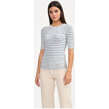 Vêtements Femme T-shirts manches courtes Bellerose Seas Tee White Stripes Multicolore