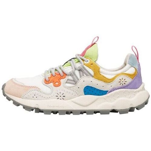 Chaussures Femme Baskets mode Flower Mountain YAMANO 3 - 2017817 01-1N04 WHITE-PINK multicolore
