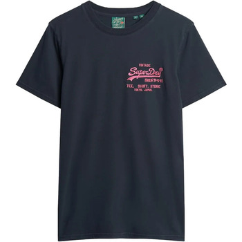 Vêtements Homme T-shirts manches courtes Superdry Logo Vintage Noir