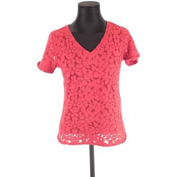 Vêtements Femme Débardeurs / T-shirts sans manche Maje T-shirt en coton Rouge