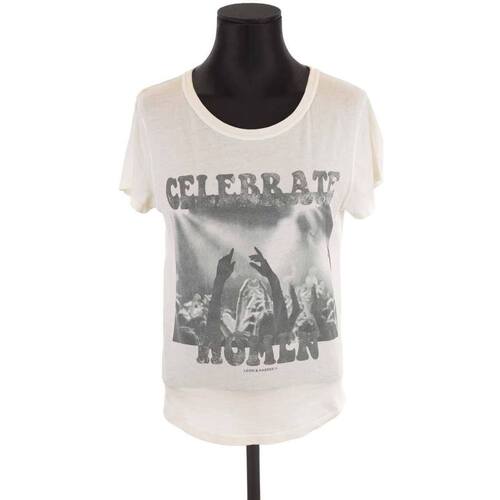 Vêtements Femme Débardeurs / T-shirts sans manche Calvin Klein Jea T-shirt en coton Blanc