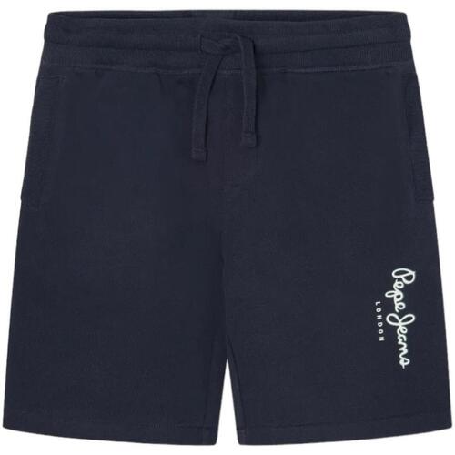 Vêtements Garçon Shorts / Bermudas Pepe Masculino jeans  Bleu