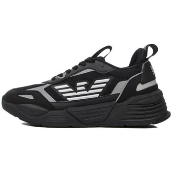 Chaussures Homme Baskets basses Sneakers EA7 EMPORIO ARMANI X8X106 XK262 Q682 Wht Racing Rd Baltimni Basket Noir