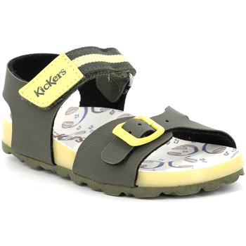 Chaussures Garçon Bouts de canapé / guéridons Kickers Sostreet Vert