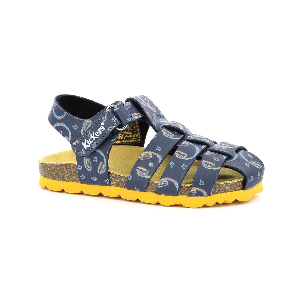 Chaussures Garçon Sandales et Nu-pieds Kickers Summertan Bleu