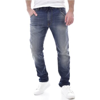 Vêtements Homme Jeans Logo droit Diesel KROOLEY-NE Bleu