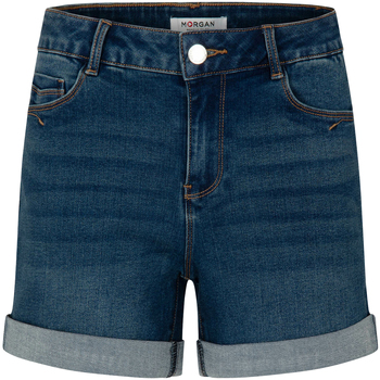 Vêtements Homme Shorts / Bermudas Morgan Short droit Bleu