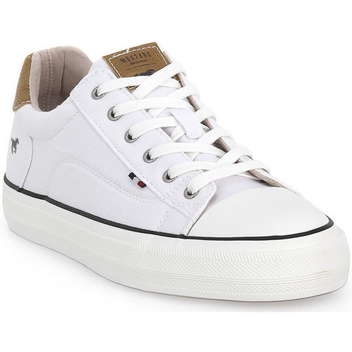 Chaussures Femme Baskets mode Mustang WHITE Blanc