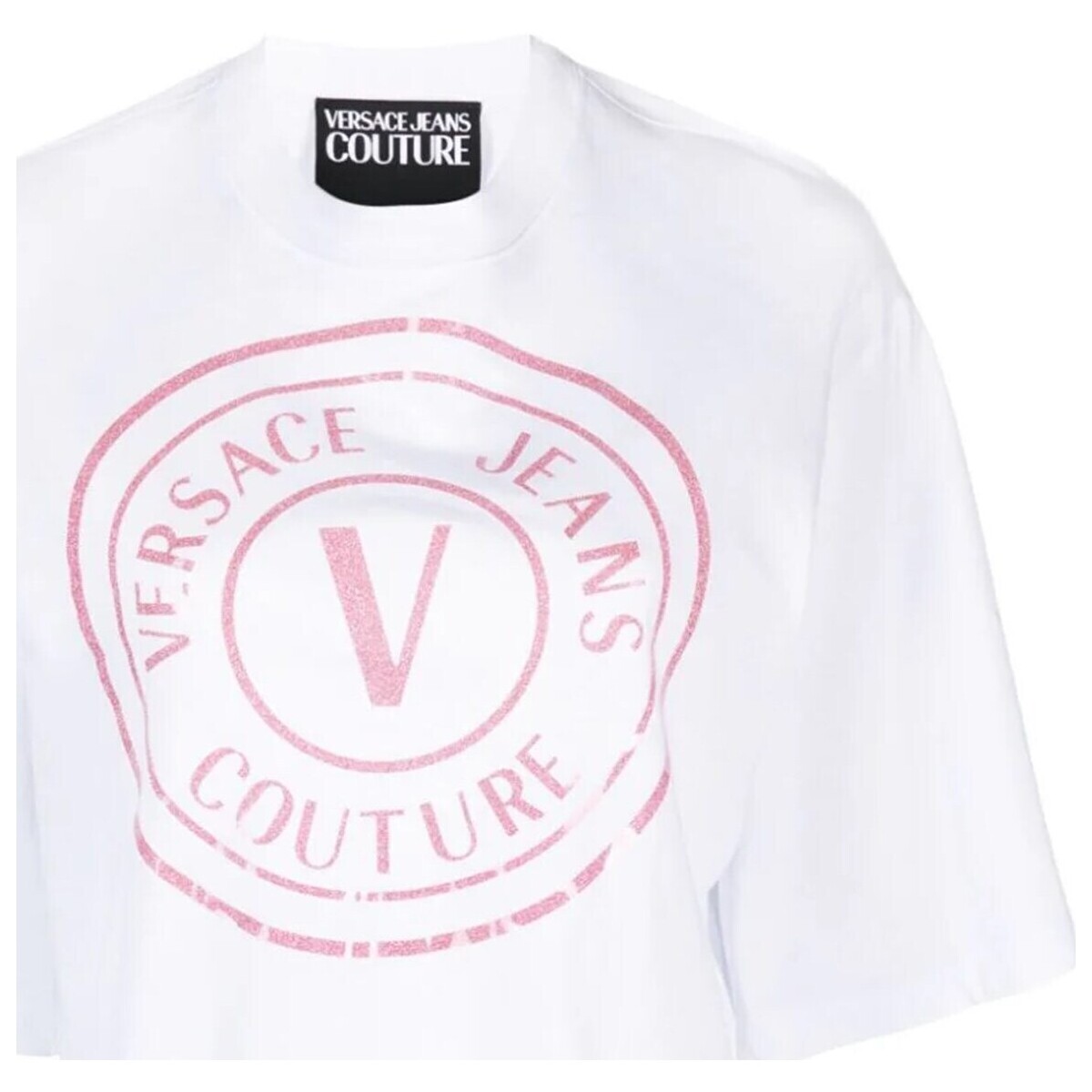 Vêtements Femme Polos manches longues Versace Jeans Couture 76HAHG05-CJ00G Blanc