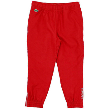 Vêtements Enfant Pantalons Lacoste Pantalon de survêtement Enfant  SPORT léger avec piping Rouge