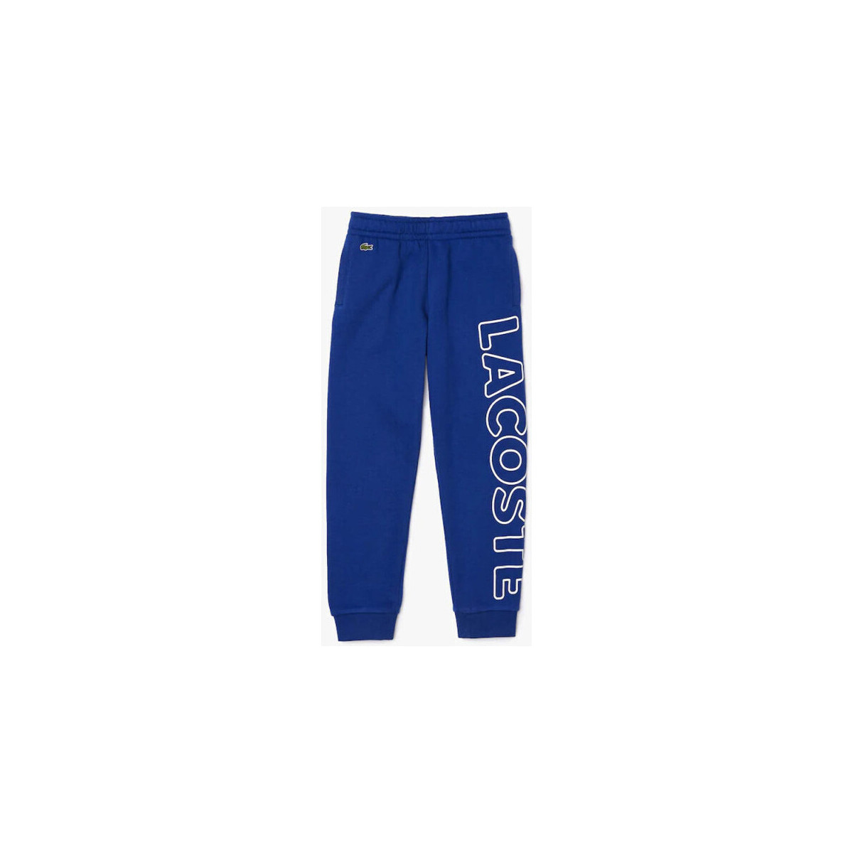 Vêtements Enfant Pantalons Lacoste Pantalon de jogging  Garçon en molleton avec marquage Bleu