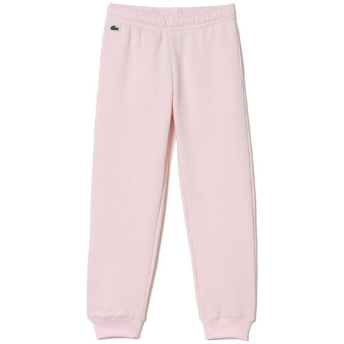 Vêtements Enfant Pantalons sparkling Lacoste PANTALON DE SURVÊTEMENT COLOR BLOCK ROSE CLAIR  ENFAN Rose