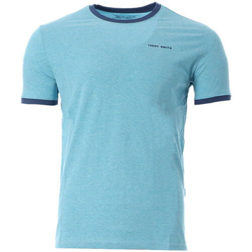 Vêtements Homme Tee Shirt Tucker 2 Mc - Noir Teddy Smith 11016811D Bleu