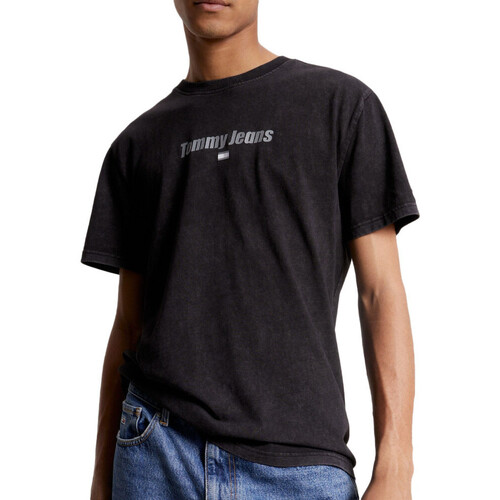 Vêtements Homme T-shirts & Polos Tommy Hilfiger DM0DM17717 Noir