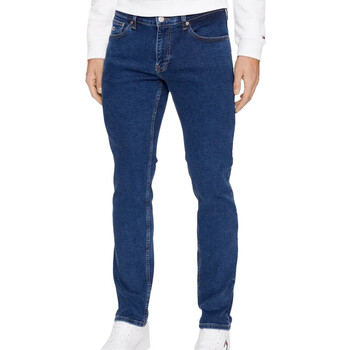 Vêtements Homme Jeans studded-logo slim Tommy Hilfiger DM0DM17410 Bleu