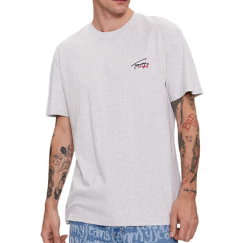 Vêtements Homme Dotted Collared Polo Shirt Tommy Hilfiger DM0DM17714 Gris