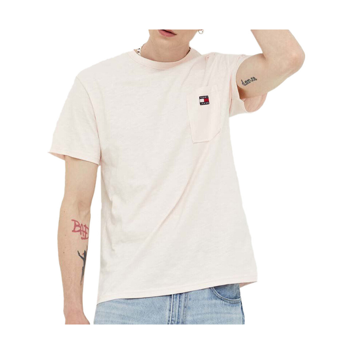 Vêtements Homme T-shirts & Polos Tommy Hilfiger DM0DM16883 Blanc