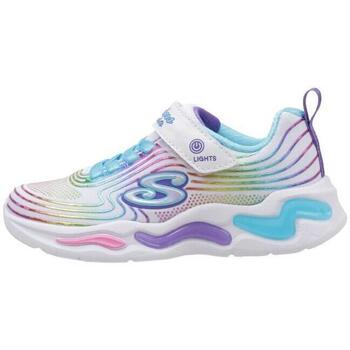 Chaussures Fille Baskets basses Skechers WAVY BEAMS Blanc