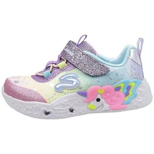 Chaussures Fille Baskets basses Skechers UNICORN CHARMER Multicolore
