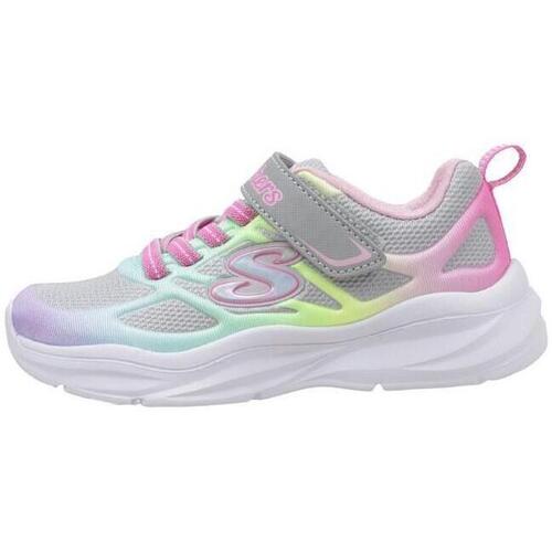 Chaussures Fille Baskets basses Skechers POWER JAMS Gris