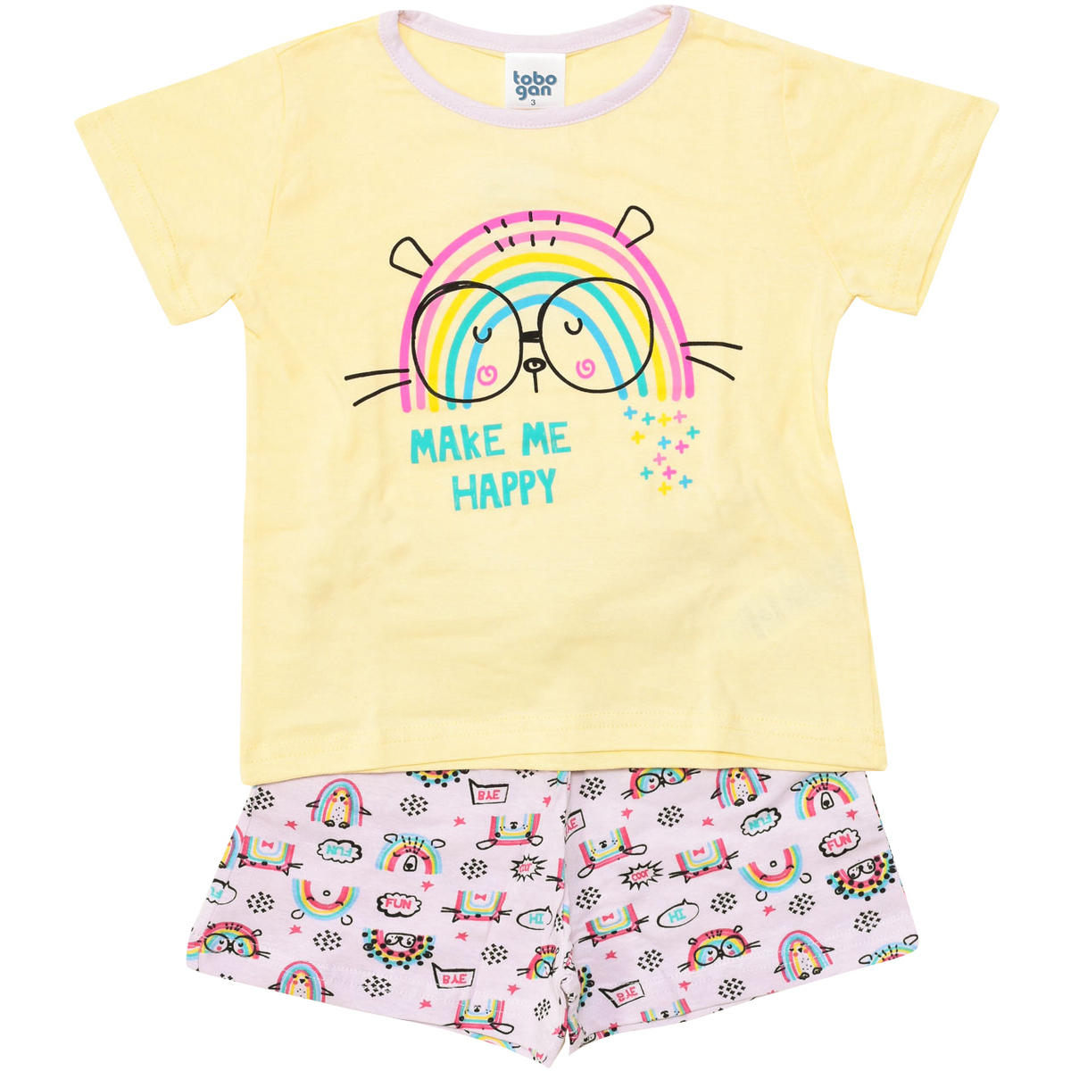 Vêtements Fille Pyjamas / Chemises de nuit Tobogan 23117051-UNICO Multicolore