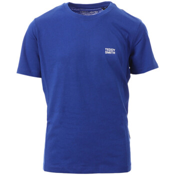 Vêtements Garçon T-shirts & Polos Teddy Smith 61007414D Bleu