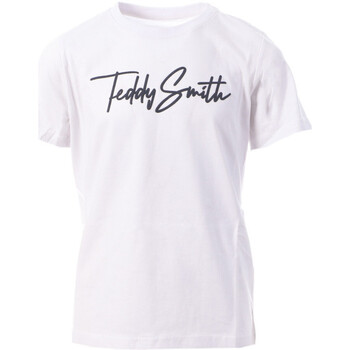 Vêtements Garçon T-shirts manches courtes Teddy Smith 61007300D Blanc
