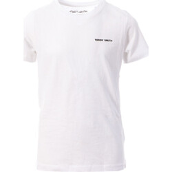 Vêtements Garçon T-shirts manches courtes Teddy Smith 61006665D Blanc